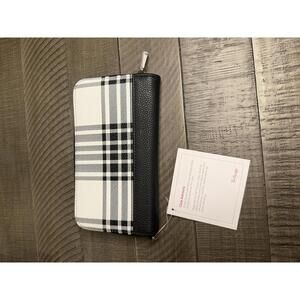 Thirty-One Gifts All About the Benjamins Wallet (buffalo check pattern)